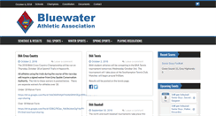 Desktop Screenshot of bluewaterathletics.com